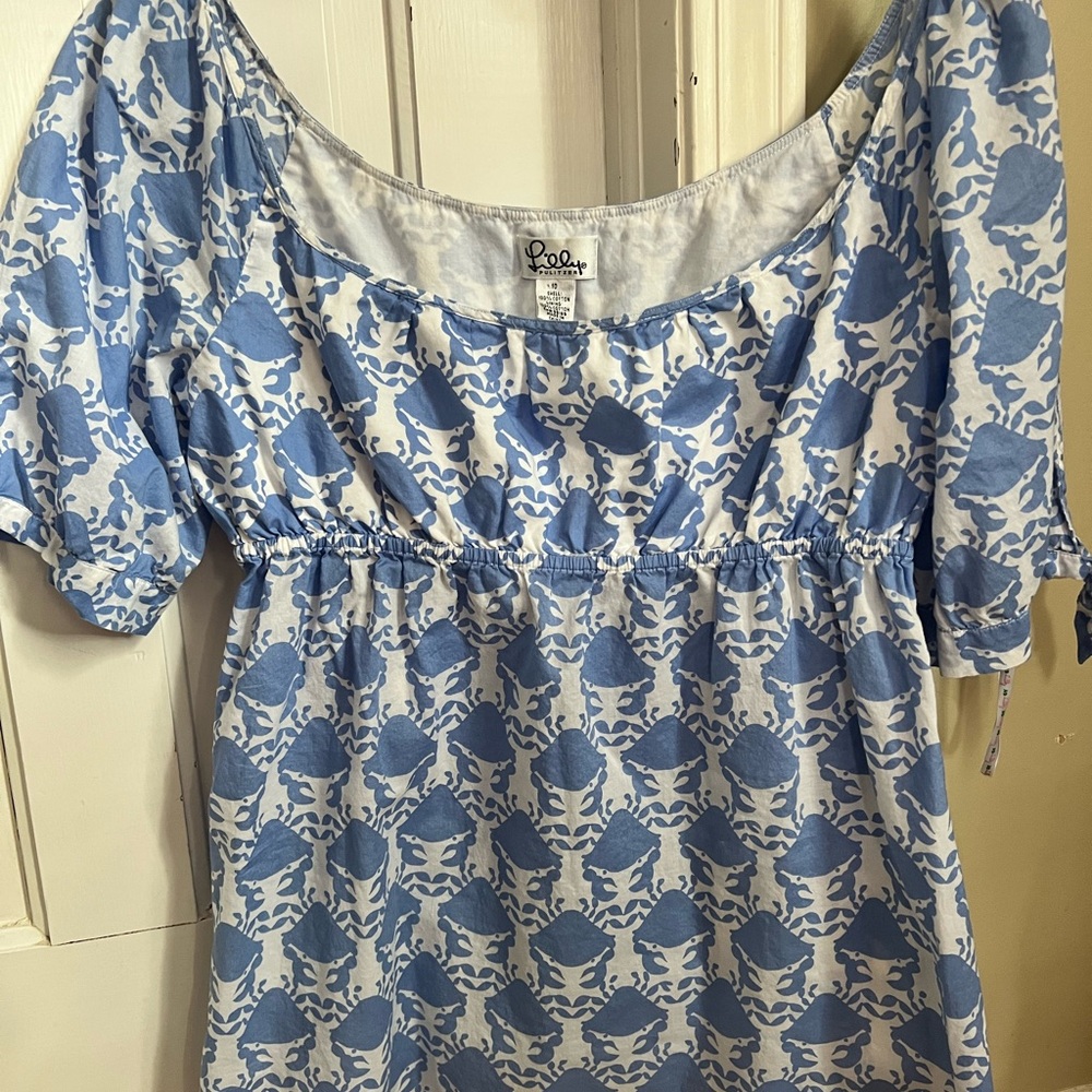 Lilly Pulitzer Pinched By A Crab Blouse